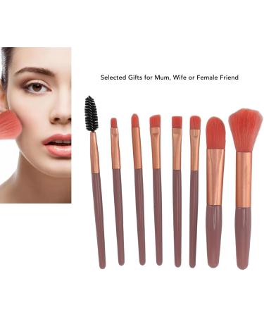 Makeup Brushes Kit Makeup Brush Set 8 Piece Aluminum Tubes for Daily Use - Buy Online on GoSupps.com