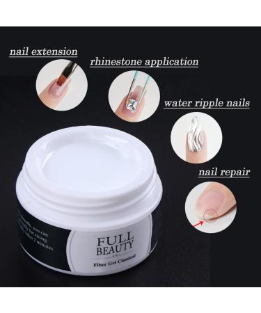 GZSYY Milky White Builder Gel for Gel Nails - 15ML UV Fiberglass Gel for Nail Design | International Shipping Available - Buy Online on GoSupps.com