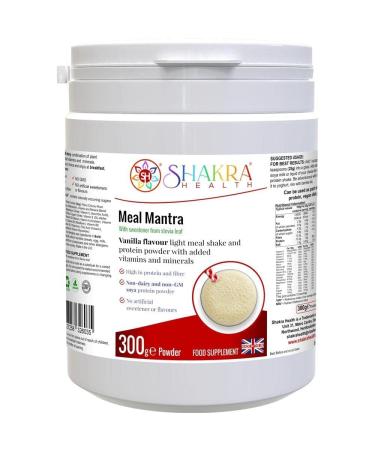 Meal Mantra Vanilla Vegan Isolate Protein Workout Powder Drink for Gym & Training. Build Muscle & Get Toned | Spiritually Aligned Supplements. Shakra Health