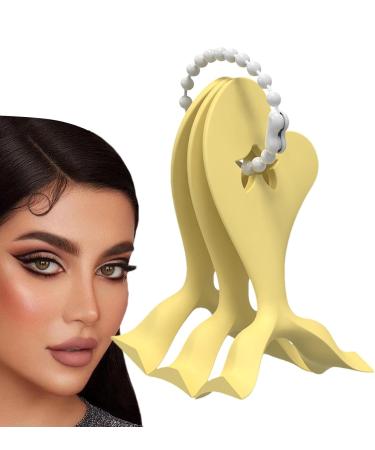 Eyeliner makeup stencil Eyeliner makeup tool 3 Piece Contour Eye Makeup Template for BeginnersEyelash ApplicatorEyeliner Helper for DatesBusinessTravelPerformance Yellow - Buy Online on GoSupps.com