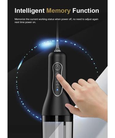 Water Flossers for Teeth - 4-Speed 5 Nozzles 260ml Tank Rechargeable & Portable for Optimal Oral Health - Buy Online on GoSupps.com