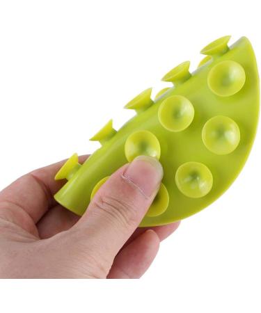 GLOGLOW Baby Feeding Set | Anti-Slip Suction Placemat and Bowl | Double-Sided Suckers | Green Color - Buy Online on GoSupps.com