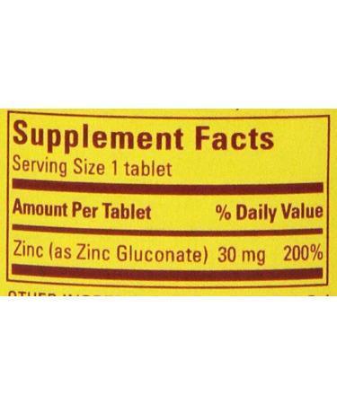 Nature Made Zinc 30mg 100 Tablets (Pack of 6) - Buy Online on GoSupps.com