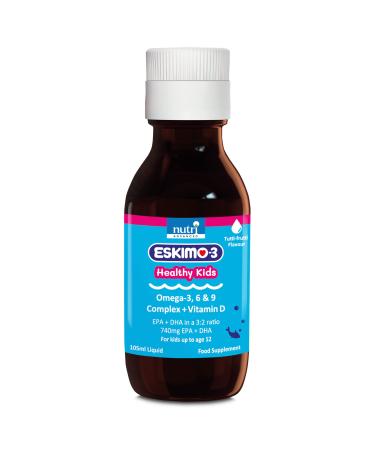 Eskimo-3 Healthy Kids Fish Oil - Nutri Advanced - Tutti Frutti 105ml Tutti Frutti 105 ml