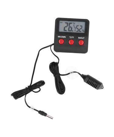 Air humidity and temperature measuring device DTH-74 digital electronic temperature and air humidity meter for humidore greenhouses gardens cellar cupboards refrigerators etc.
