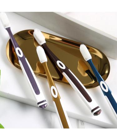 Iwowhero 8ST Nano Toothbrush - Soft Gum Care Toothbrush for Sensitive Teeth | Travel-Friendly Silicone Handle - Family Package - Buy Online on GoSupps.com