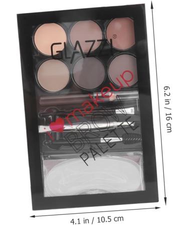 Didiseaon 5 Sets Eyebrow Powder Set Beauty Tools Eye Shadow Make up Palettes Abs Eyebrow Stickers Cosmetic - Buy Online on GoSupps.com