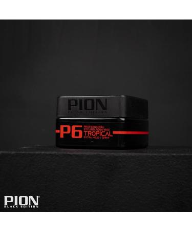 Asil Group Pion Black Edition P6 Tropical Professional Hair Styling Wax 175 ml Professionele haarstyling wax met extra grip en glanzende look P6 Tropical 175 ml 1er Pack - Buy Online on GoSupps.com