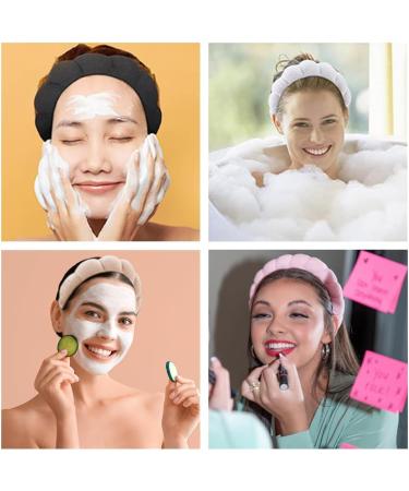 AOENJIE Spa Headbands for Washing Face or Makeup Sponge Bubble Skincare Headbands Puffy Terry Cloth Hairband for Women Skin Care Makeup Headwear Hair Accessories for Girls Cyan blue - Buy Online on GoSupps.com