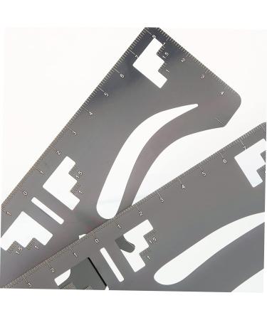 FOMIYES 8 Pcs Eyebrow Ruler Makeup Stencil Makeup Stuff Tool Brow Shaping Stencil Sticker Eyebrow Trimming - Buy Online on GoSupps.com