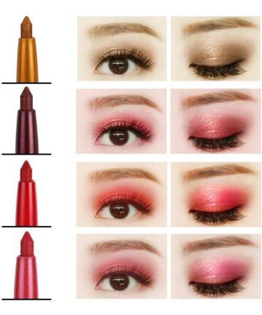 12 Eye Shadow Lip Pencil Pen Cosmetics Tool - Buy Online on GoSupps.com