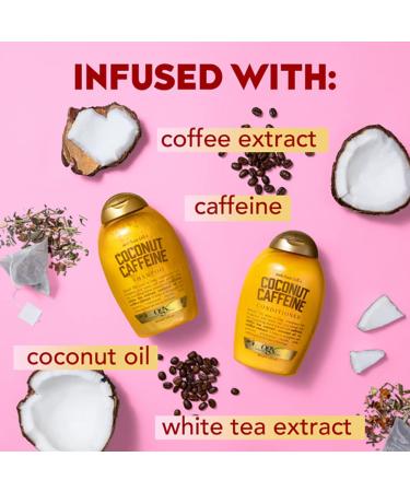 OGX Anti-Hair Fall Shampoo with Coconut Caffeine 13 Fl Oz - Buy Online on GoSupps.com