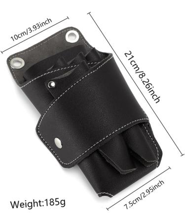 Buy DOITOOL Hairdressing Scissor Tool Bag - Cowhide Crossbody & Waist Bag for Salon - Black Pet PU - International Shipping Available - Buy Online on GoSupps.com