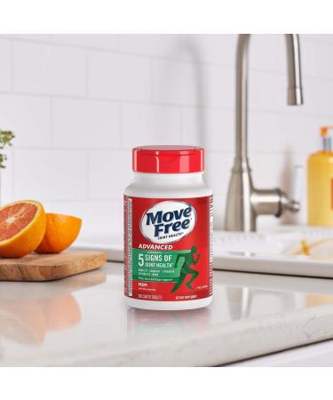 Move Free Advanced Glucosamine Chondroitin MSM Joint Support Supplement Supports Mobility Comfort Strength Flexibility & Bone 120 Tablets/40 Servings (2 Pack) - Buy Online on GoSupps.com