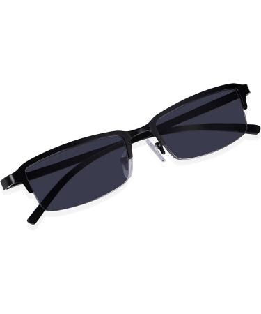 Buy Read Optics Reading Glasses for Men | Non-Prescription Semi-Casual +2.0 Black Frames | Stylish & Comfortable All-Day Wear - Buy Online on GoSupps.com