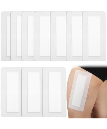 Breathable Adhesive Island Bandages Wound Dressing for Knee Replacement 4" x 12" Bordered Gauze Pad Patches Stitches Cuts Post Surgery No Glue On Center Pack of 10 Breathable 4"x12" Pack of 10