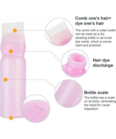 Root Ridge Applicator Bottle Set - 2 Pieces with Scalp Massager Shampoo Brush & Treatment Tools for Home Salon - Buy Online on GoSupps.com