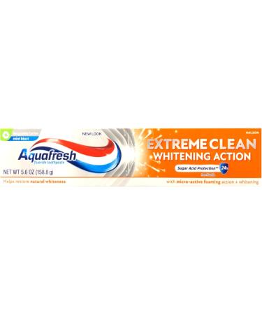 Aquafresh Extreme Clean Powder White Toothpaste 90ml - Buy Online on GoSupps.com