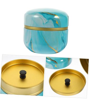 CYYHGD 2pcs Loose Powder Storage Box Dusting Powder Gift Tin Decorative Flower Tea Jar Tea Stash Candy Tin Puff Candy Decor Loose Powder Storage Jar Blue and White Porcelain Tinplate Food - Buy Online on GoSupps.com