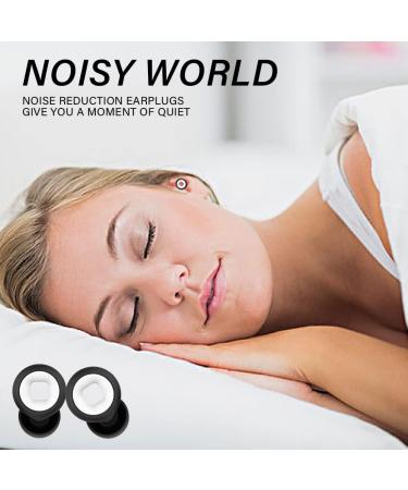 Reusable Food-Grade Silicone Ear Plugs for Noise Reduction - SuperSoft Design for Sleep, Snoring, Work, Concerts, Studying, and Travel - Includes S/M/L Sizes and Triple Layer Shark Ear Cap - Buy Online on GoSupps.com