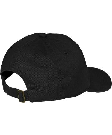 Kids Baseball Cap - Soft Cotton Hat for Boys and Girls (6-9 Years) - Adjustable Size - Lightweight - Black - Buy Online on GoSupps.com
