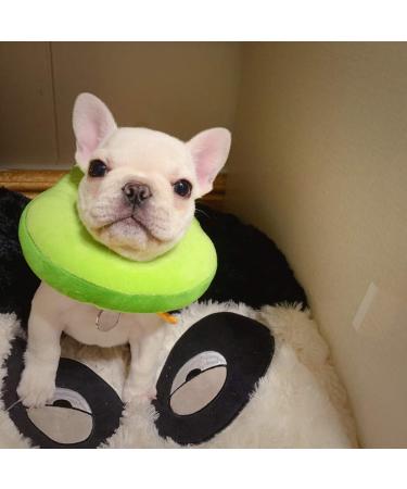 Mayumay Adjustable Cat Collar - Soft Healing Necker for Post-Surgery Recovery | Protective Cone for Kittens & Cats (Avocado Average Size) - Buy Online on GoSupps.com