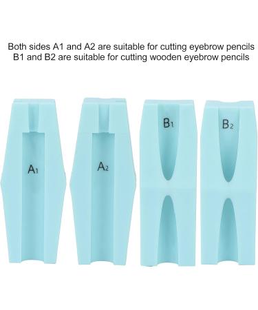 4 in 1 Duckbill Sharpener Eyebrow Pencil Sharpening Tools Portable Makeup Sharpening Auxiliary for Eyebrow Pencil Sharpen Thin (Blue) - Buy Online on GoSupps.com