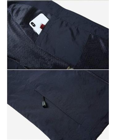 Gihuo Men's Fishing Vest Utility Safari Travel Work Vest - Navy X-Large - Buy Online on GoSupps.com