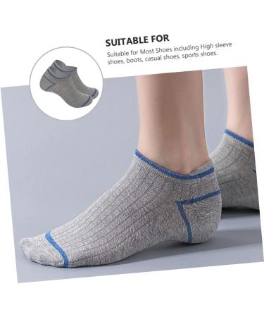 Height Increase Inner Socks & Insoles - Reusable Heel Protector Non-Skid Cotton Shoe Pads for Comfort & Warmth - Buy Online on GoSupps.com