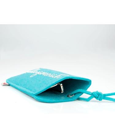 Depesche 11838-036 Light Blue Filz Glasses Case - Life is Beautiful Inscription | International Shipping Available - Buy Online on GoSupps.com
