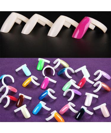 Buy Gazechimp Nail Design Tip Rings - 50 Piece Color Card for Nail Art Display | International Shipping - Buy Online on GoSupps.com