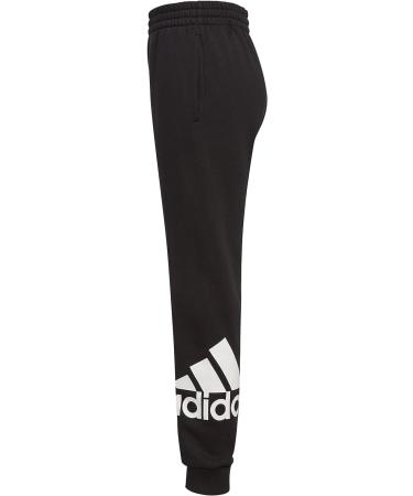 adidas Boys' Essential Fleece Joggers - Black | Elastic Waistband | Size 5 - Buy Online on GoSupps.com