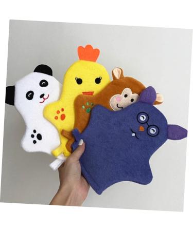Beaupretty 4pcs Exfoliating Body Scrubbing Gloves - Bath Towel Washcloths & Shower Scrubber for Spa-like Skin Care - Buy Online on GoSupps.com