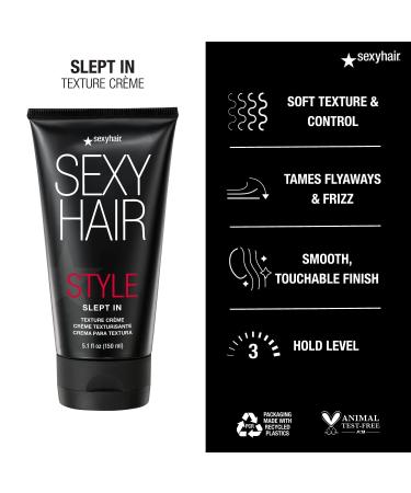 SexyHair Style Slept In Texture Cream - Lightweight Soft Control | Adds Shine | Easy Wash Out | 5.1 fl oz - Buy Online on GoSupps.com