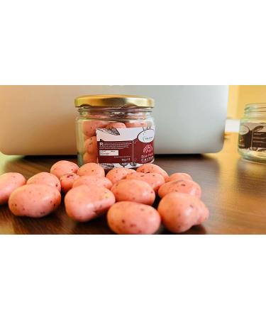 THE EDIBLES Natural Flavored Nuts Rose Flavoured Cashew Nuts 200 gm_Packing May Vary - Buy Online on GoSupps.com