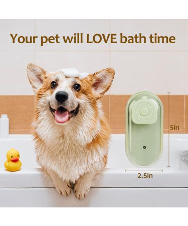 2-in-1 Dog Bath Brush for Long Haired Dogs | Shedding Control & Grooming Tool - Buy Online on GoSupps.com