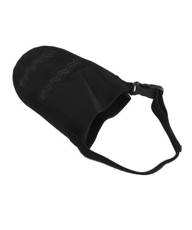 FILFEEL 1pc Cast Sock Over Cast for Men Women Cast Sock Toe Cover - One Size Black Anti Slip