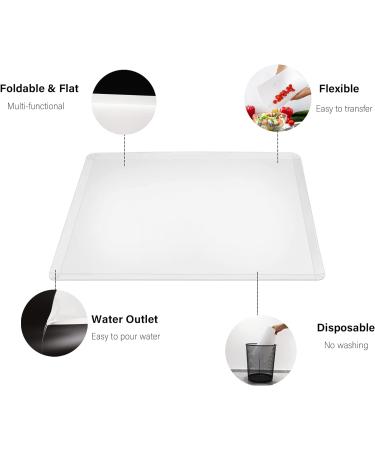 ZVP Disposable Cutting Boards 15 Count - Flexible Plastic Cutting Mat for Kitchen and Commercial Use - 17 x 12 In - Buy Online on GoSupps.com