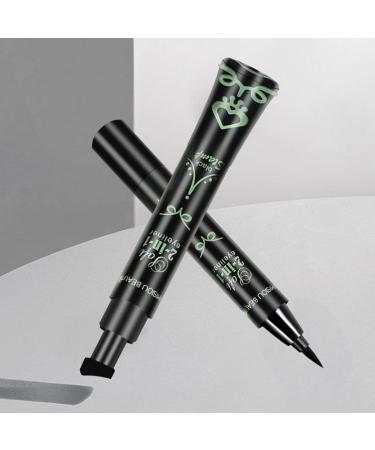 Dual Head Eyebrow - Eyebrow Stencil Stamp Eyebrow Eyeliner Pencil Long-Lasting Quick Drying Waterproof Double Tip for Sensitive Eyes and Defined Eyebrows Shakven Green - Buy Online on GoSupps.com
