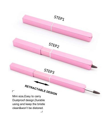 ENERGY Retractable Lip Brushes Set - Glossy Lipstick & Lip Liner Applicators | Vegan Synthetic Bristles | Travel-Friendly 3PCS Makeup Brushes - Buy Online on GoSupps.com