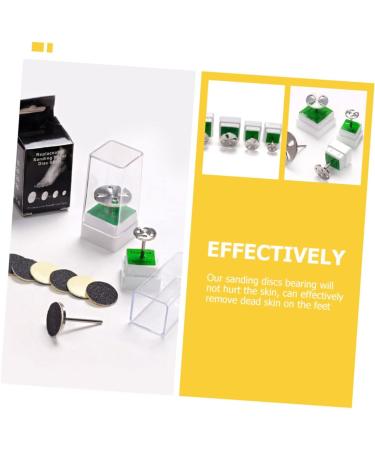 Mipcase 2pcs Foot Bearings Feet Sanding Paper Bearing Universal Feet Bearing Convenient Bearing Electric Foot Bearing Electrical Tools Remover Stainless Steel Major 7x2.5cmx2pcs - Buy Online on GoSupps.com