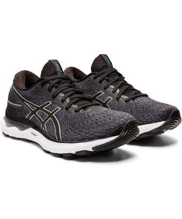 ASICS Women's Gel-Nimbus 24 Running Shoes 8 - Black/Pure Silver - Buy Online on GoSupps.com