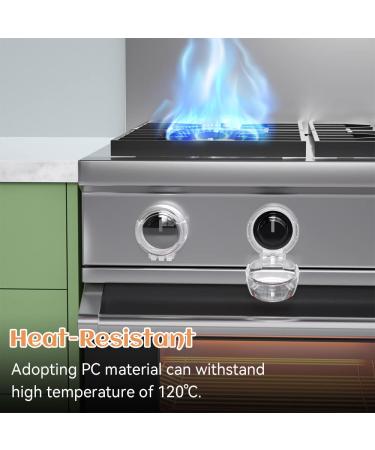 SAFELON Baby Safety Stove Gas Knob Covers & Oven Lock - 6 Pcs, White - Buy Online on GoSupps.com