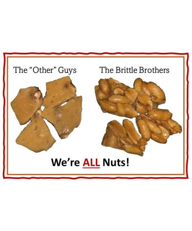 Brittle Brothers Cashew Brittle Gift Set - 5 oz. Bag - 4x More Nuts - Corporate Christmas Gift - Chocolate Covered - Voted #1 - Buy Online on GoSupps.com