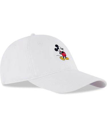 Disney Men's Mickey Mouse Snap-Back Dad Hat in White - Baseball Cap - Buy Online on GoSupps.com