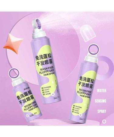 Wash Free Fluffy Dry Hair Spray Reduces Greasiness & Oiliness Hair Volumizer Spray Refreshing Oil Control Fluffy Volume Lift Hair Spray Dry Hair Spray For Everyone (150ML) - Buy Online on GoSupps.com