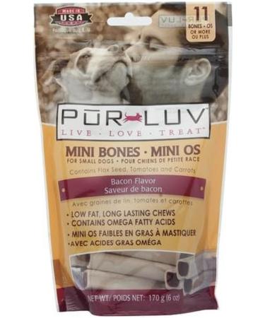 Sergeants PurLuv Bacon Mini Bones 6-Ounce