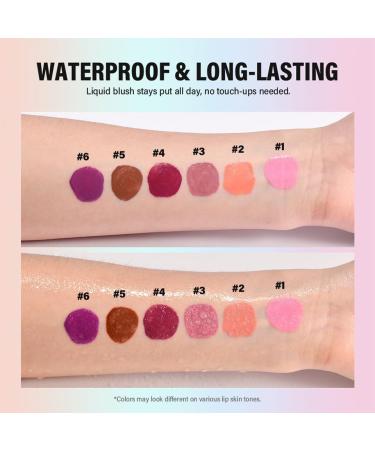  SONGVISON Liquid blush cream blush stick - Creamy makeup for lips and cheeks buildable skin tone with a rosy glow vegan and lightweight formula for all-day wear - Buy Online on GoSupps.com