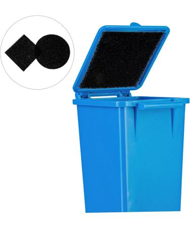 Clispeed 8-St Compost Box Filter - Activated Carbon Filter for Trash Can & Diaper Odor Control - Black Litter Filter Mat - Buy Online on GoSupps.com