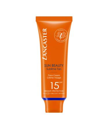 Lancaster Sun Beauty Face Cream SPF15 50ml | Sunscreen For Face | Broad Spectrum Daily Sun Protection SPF 15